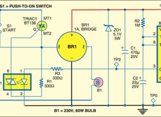 staircase light controller circuit