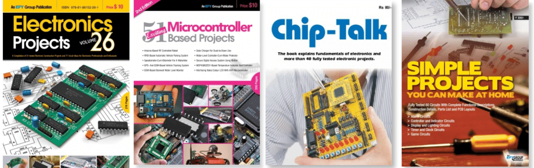 4 Electronics For You eBooks With Amazing Projects!
