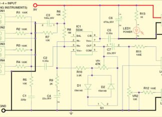 Mixer and Preamplifier for String Instruments