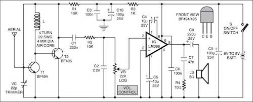 Designing Simple FM Radio Receiver Circuit