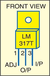 Fig. 2: Pin configuration of LM317