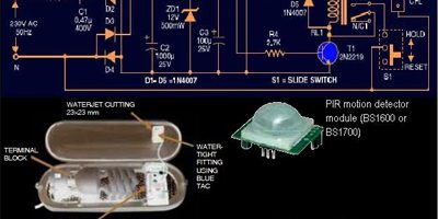 Motion Sensor Circuit for Security