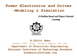 Power Electronics and Drives
