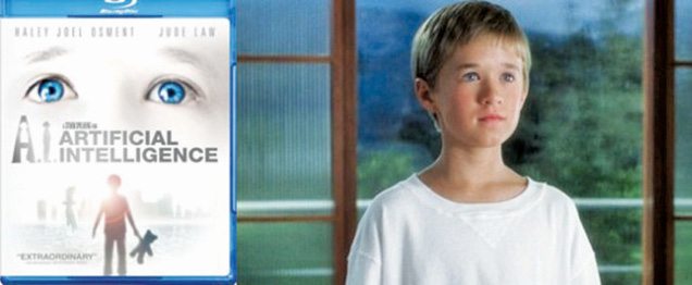 Fig. 5: Haley Joel Osment played a robot in Steven Spielberg’s movie A.I. Artificial Intelligence (Image courtesy: www.spielbergfanclub.com)