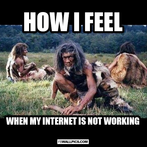 internet not working