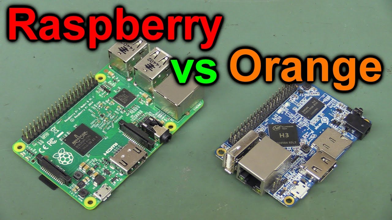 Orange Pi One vs. Raspberry Pi 2