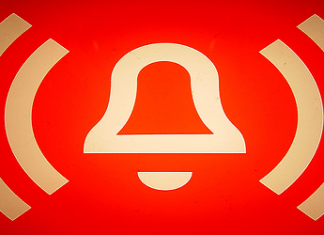 mock alarm with call bell