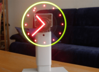 Propeller Message Display with Temperature Indicator