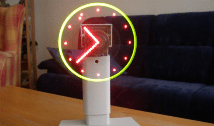 Propeller Message Display with Temperature Indicator