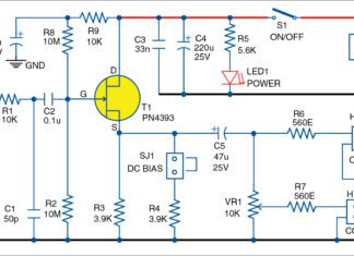 high impedance audio buffer circuit