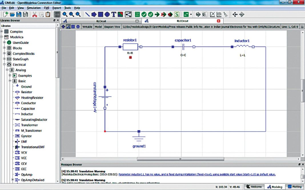 Modelling With Modelica In OpenModelica