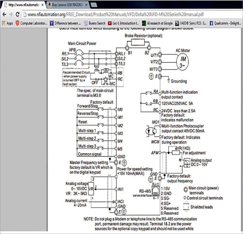 Vfd 3 Phase Motor Wiring Diagram Schema Digital
