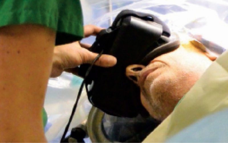 The patient was played a piece of VR software that activated certain parts of the brain that would normally be very difficult to test (Image courtesy: www.t3.com)