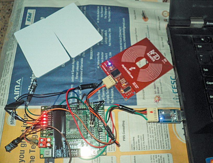 Game Station Entry Card Software Using RFID Tags