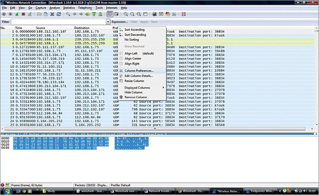 wireshark portable not showing interfaces