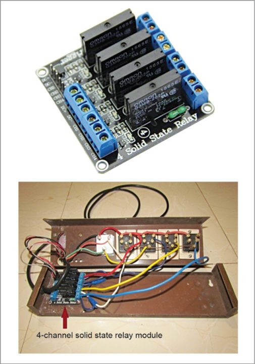 fig 2Fig. 2: Solid-state relay module and its connections