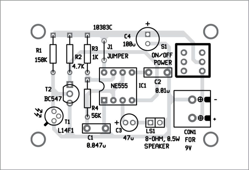 Light Sensitive Fire Alarm DIY Circuit Diagram With Full Explanation