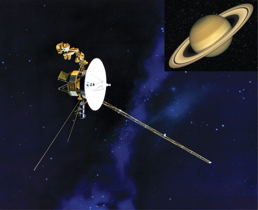 Voyager 1, launched in 1977 by NASA (Image courtesy: http://voyager.jpl.nasa.gov)