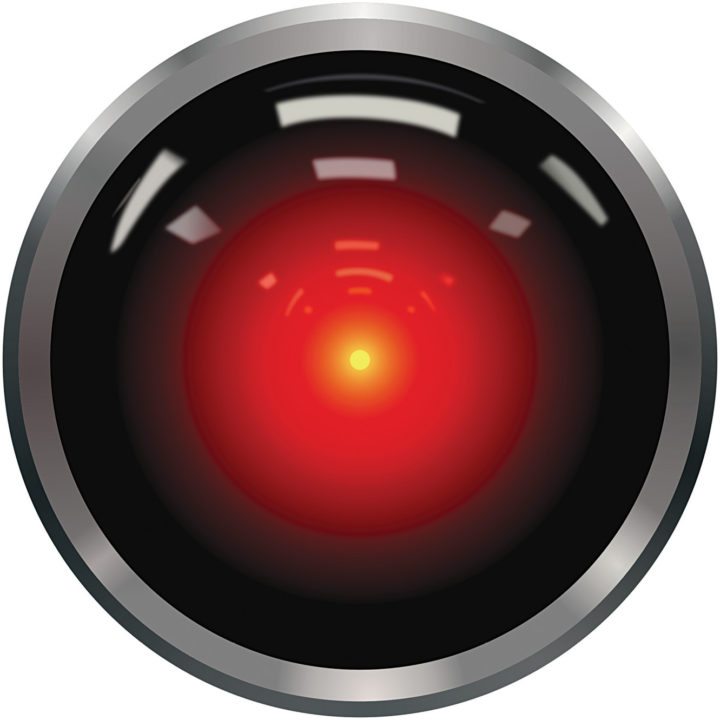 The popular camera eye of HAL 9000 (AI autonomous weapons)