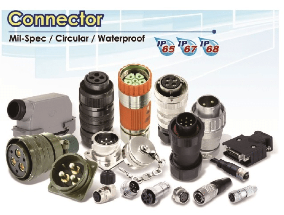APEX Electrical Connectors, manufactured in Taiwan, for the most demanding applications