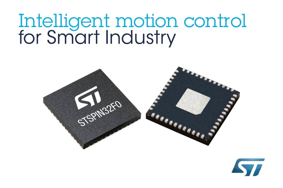 STMicroelectronics Combines Power and Simplicity in Intelligent Motion-Control Device for Smart Industry and High-End Consumer Electronics