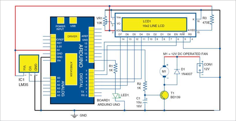 Temperature Based Fan Speed Control with Arduino