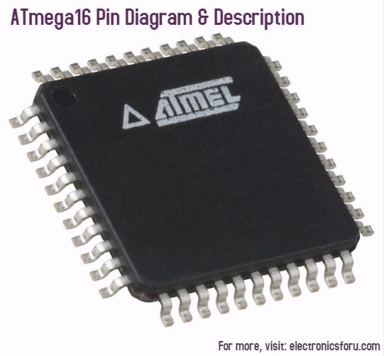 ATmega16 Pin Diagram & Description