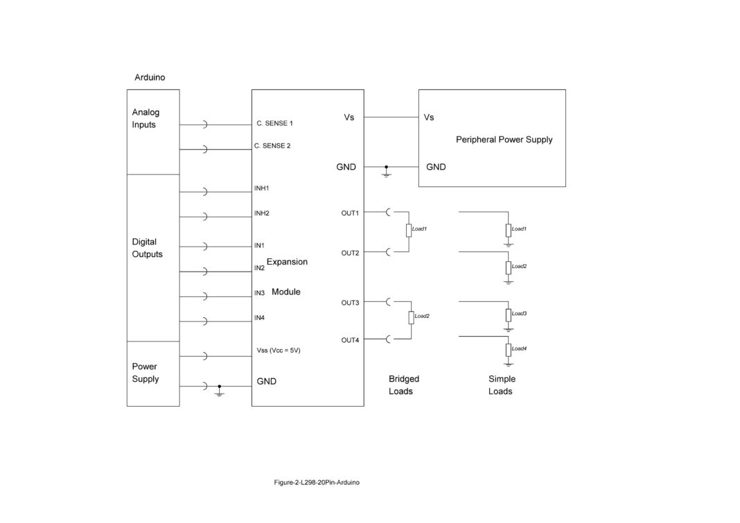 Dual Bridge Driver On Expansion Module With L293P For Arduino | DIY