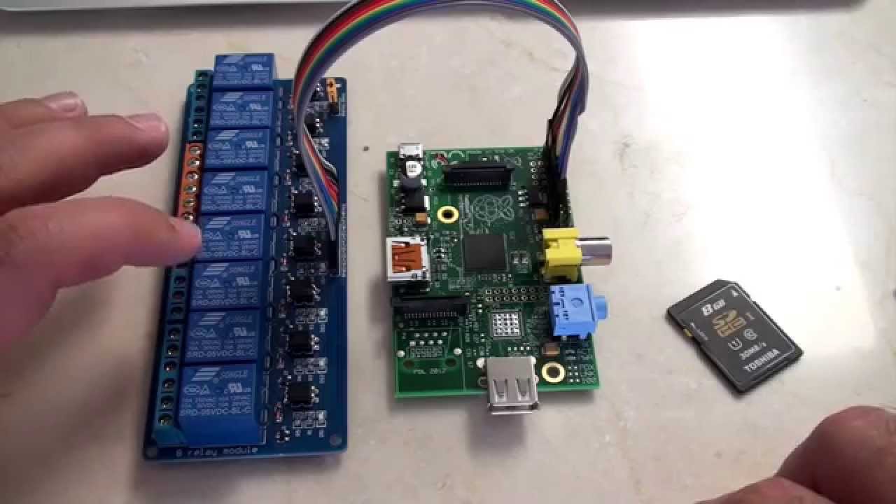 8 Channel Relay With Raspberry Pi (Software Examples For Automation Included)