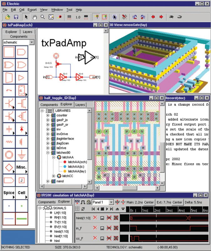 Electric EDA Tool From Schematic To IC Layout Software Review