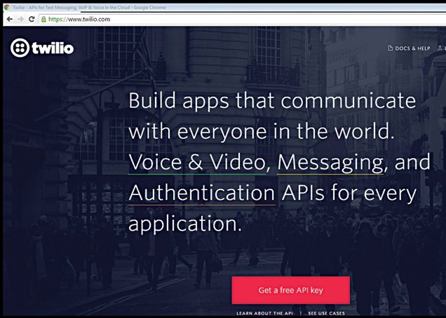 Twilio website