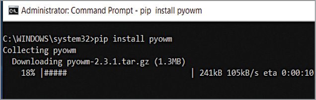 Install PyOWM