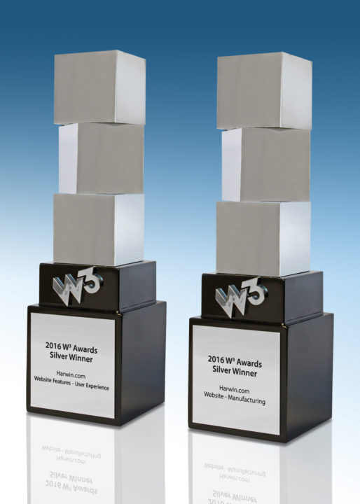 New Harwin Website Delivers Technically And Visually To Receive Two 2016 W3 Silver Awards