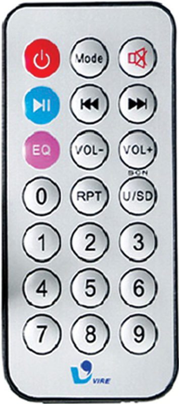 Screenshot of VIRE IR remote