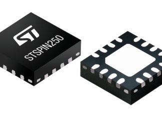 Tiny 2.6A Brushed DC Motor Driver for Portable, Battery-Powered IoT Devices