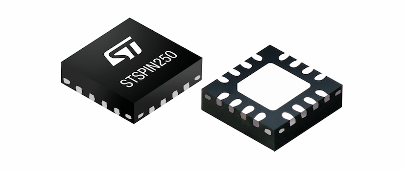 Tiny 2.6A Brushed DC Motor Driver for Portable, Battery-Powered IoT Devices