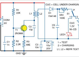 contactless battery charger circuit