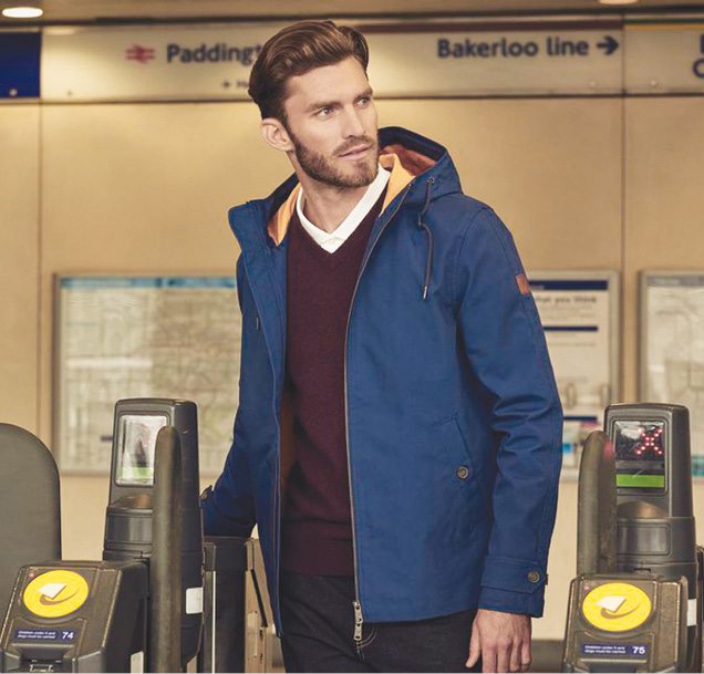 Contactless payment jacket by Barclaycard and Lyle & Scott
