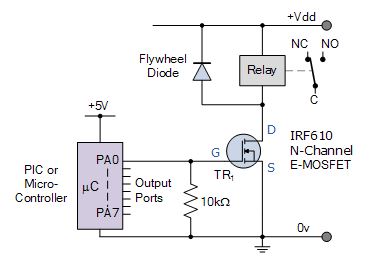 Micro-controller Relay Switch Circuit