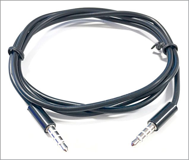 3.5mm male-to-male audio cable