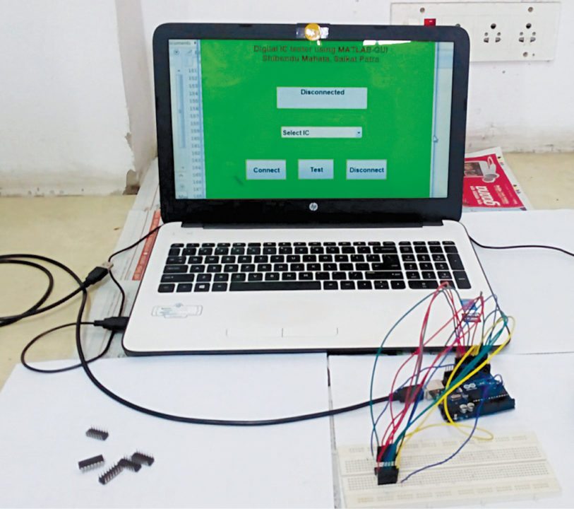 Arduino Based Digital IC Tester Using MATLAB