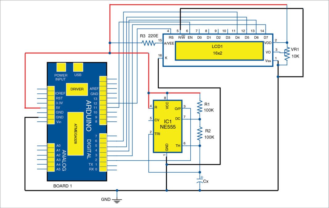Arduino Based Digital Capacitance Meter Full DIY Project