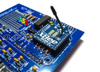 zigbee module mounted