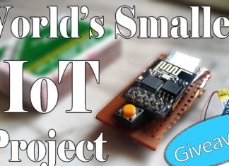 world's smallest IoT project