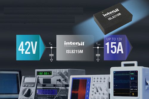 ISL8215M – Industry’s First 15A, 42V Analog Power Module