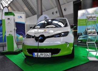 charging electric car