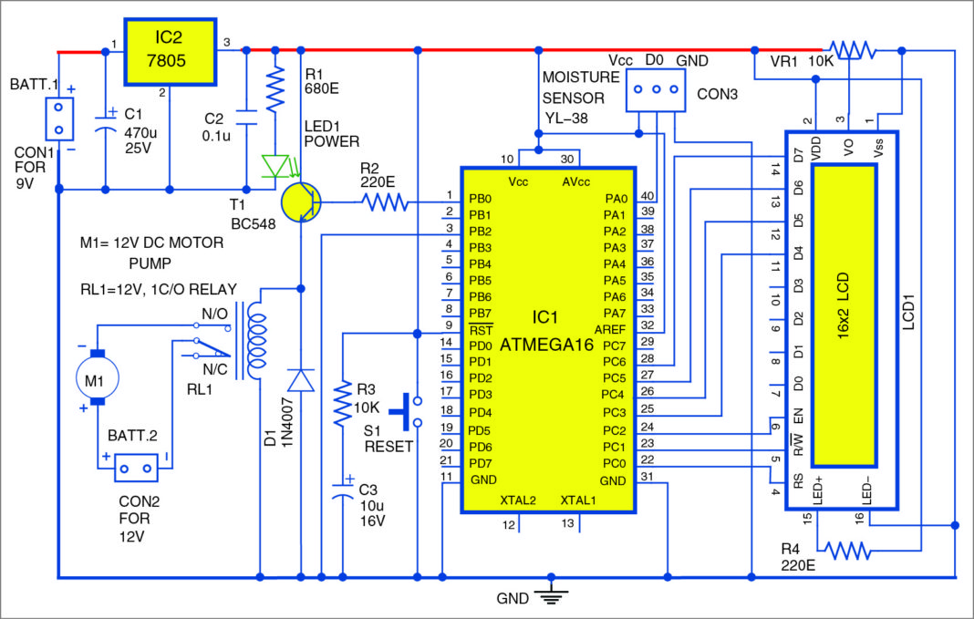 Automatic Drip Irrigation System Full Electronics Project