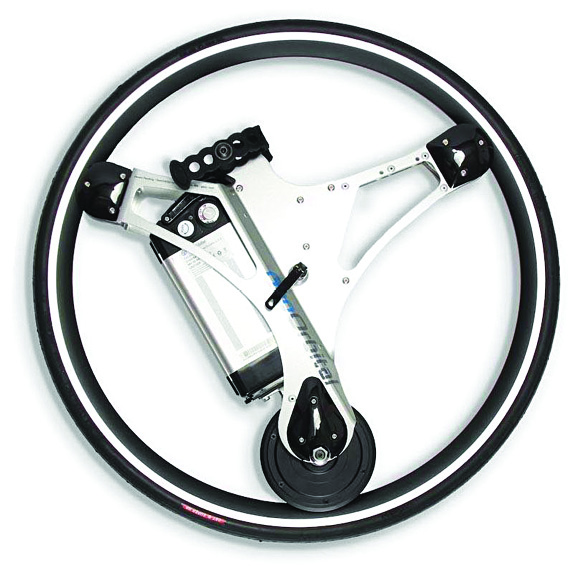 Replace your bicycle’s front wheel with the GeoOrbital wheel to turn it into an electric bike (Courtesy: GeoOrbital)