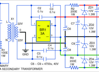 30W Audio Amplifier Circuit