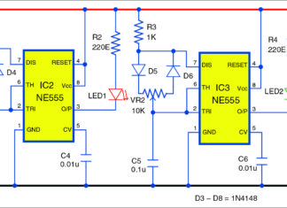 RGB bulb using 555 timer